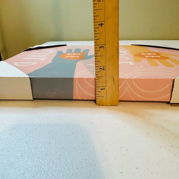 Be Nice Be Kind Inspirational Wrapped Canvas Wall Art Print - Picture 4 of 8